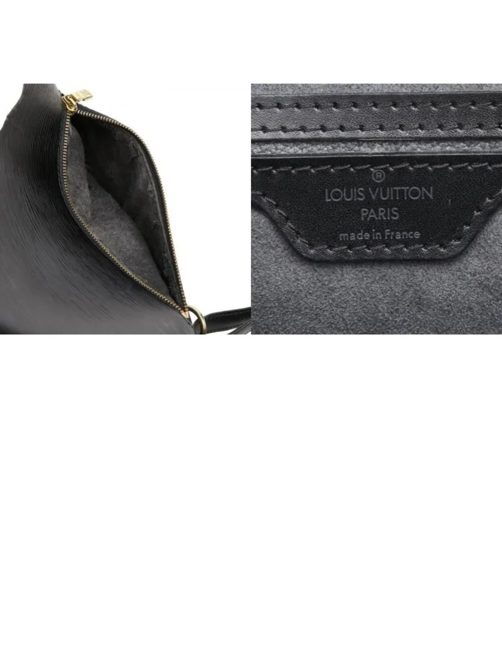 Louis Vuitton Epi Mabillon Backpack Noir Black Leather